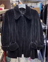 Vintage Felt Ladies Coat  size Medium
