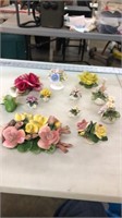 Capodimonte Flowers Handcrafted in Stafforshire