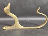 Unique Brass Duck Wall Hook