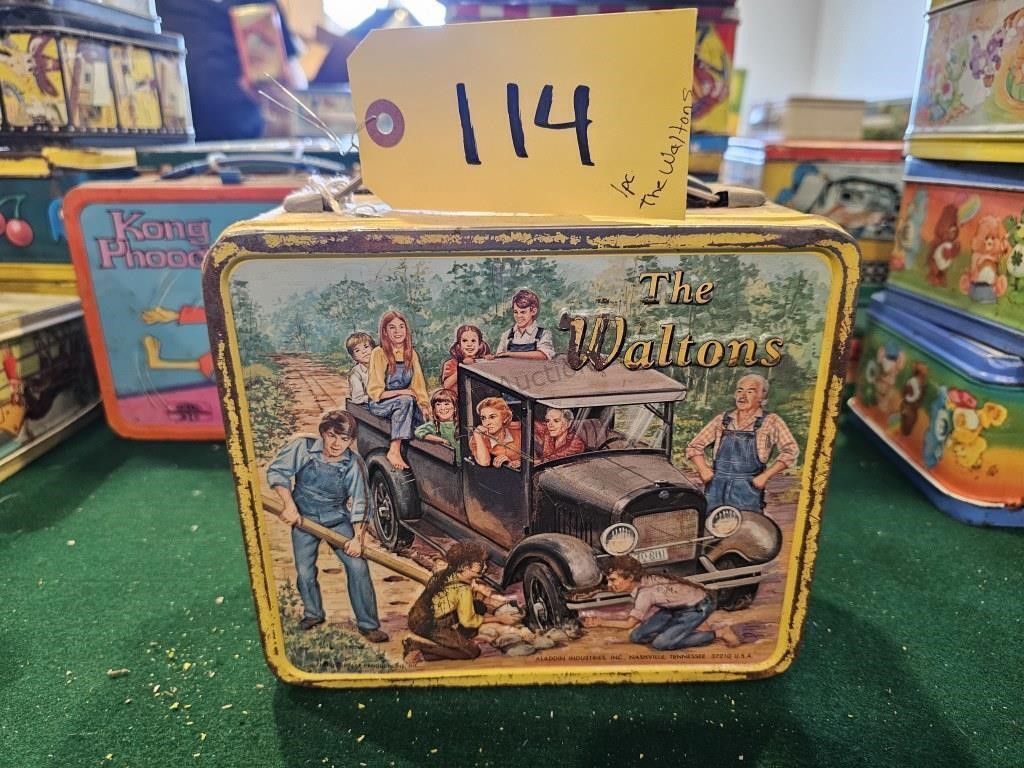 The Waltons vintage metal lunch box.