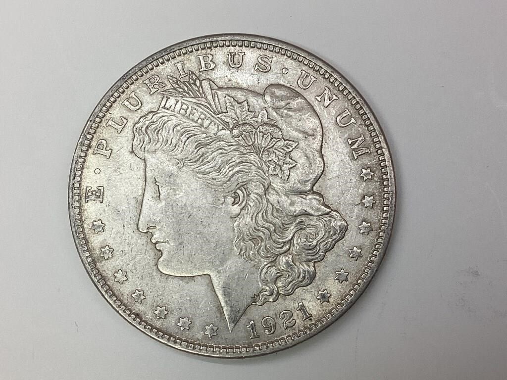 1921 US Silver Morgan Dollar