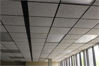 Commercial grade ceiling panels approx. 32 panels