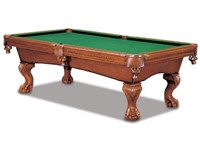 Ornate Sportscraft Pool Table w/ Accessories