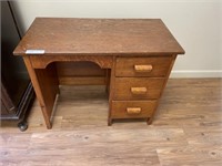Vintage Wooden Knee-hole Desk