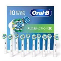 ORAL B FLOSSACTION 10 BRUSH HEADS $28