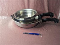 (2) Saladmaster Skillets - 9" & 12"