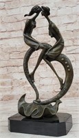 Everlasting Love Solid Bronze Sculpture By Collet