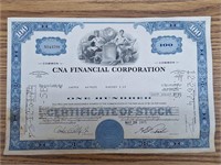 Cna financial stock certificate