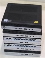 (5) HP I7 ELITE DESK 800 G3 COMPUTER