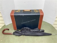 Vintage Suitcase & Umbrellas