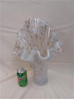 Extra Large Art Glass Vase, 17" tall 13" wide