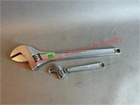 8" & 15" Crescent Wrench