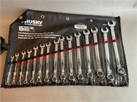Husky 15 Piece Wrench Set 7mm-22mm