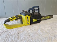 RYOBI- Brushless Motor Chainsaw, no chargers