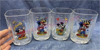 (4) McDonald's Disney World glasses