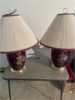 TWO 30" TALL LAMPS