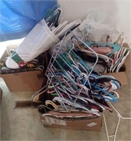 LARGE GROUP OF COAT HANGERS