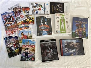 Nintendo Wii/DVDs/game manuals