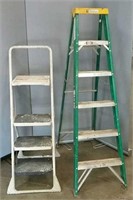 6 Feet  Davidson and 4 Feet Cosco Ladders