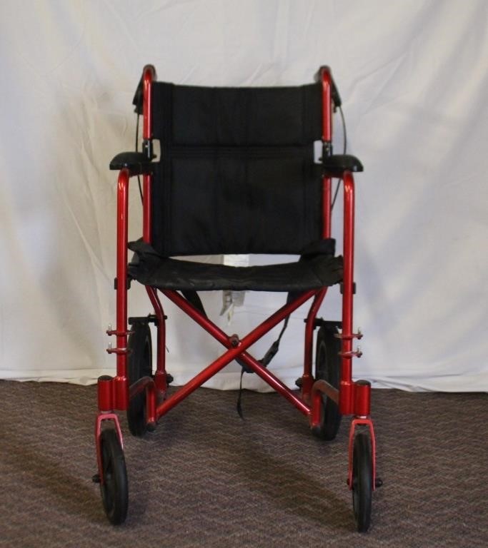 Invacare lightweight transfer chair with locking
