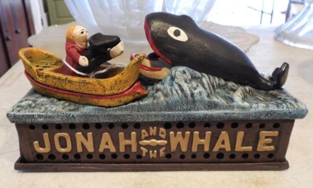 “Jonah and the Whale” cast iron reproduction