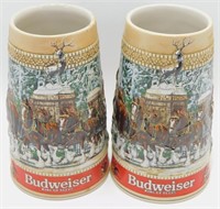 * Pair of Budweiser 1987 C Series Limited Edition