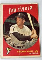 1959 Topps # 213 Jim Rivera Chicago White Sox