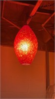 MCM Orange Hanging Light