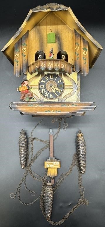 Antique Germany Schmeckenbecker Cuckoo Clock