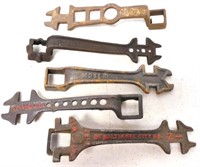 lot of 5 wrenches Ideal, Moyer, Studebaker others