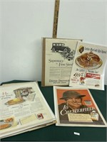 Large Lot of Vintage Magazine Advertisements