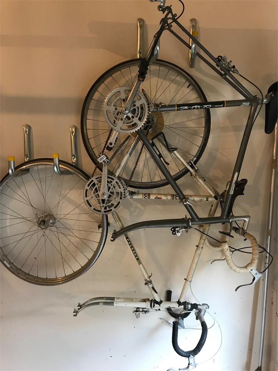 80’s Trek & 70’s Peugeot bicycles (see note)