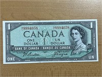 1954 Cdn $1 Bank Note