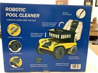 New Robotic Pool Cleaner Cordless Hands-Free