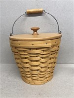 2002 Longaberger basket with lid and Protector