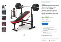 N2523  VIBESPARK Workout Bench Set