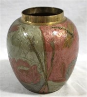 Brass Vase - 7" tall
