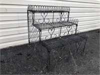 Wire 3-Tier Plant Stand
