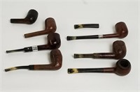 Lot Of 7 Vintage Used Pipes (Some Briar)