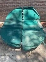 Large oval patio lounger