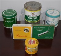 Tobacco Tins Lot