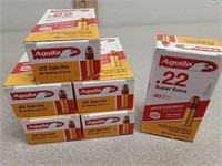 X6 Aguila 22lr ammo 50 rds per box - 300 rds