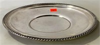 Gorham sterling tray - 9.75" dia. (some dents)