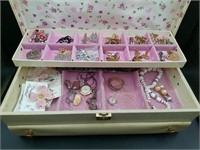 Jewlery Box with all Costume Jewelry Included