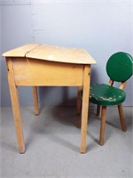 Vintage School Desk & Chair