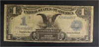 1899 $1.00 "BLACK EAGLE" SILVER CERTIFICATE, VG