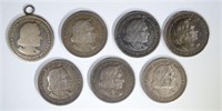 (7) COLUMBIAN COMMEMORATIVE