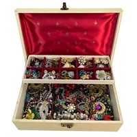 Vintage Jewelry Box full of Unsearched Treasures