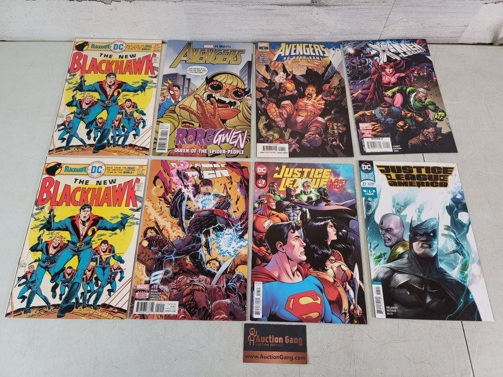 Comic Books Lot Blackhawk Avengers X-Men