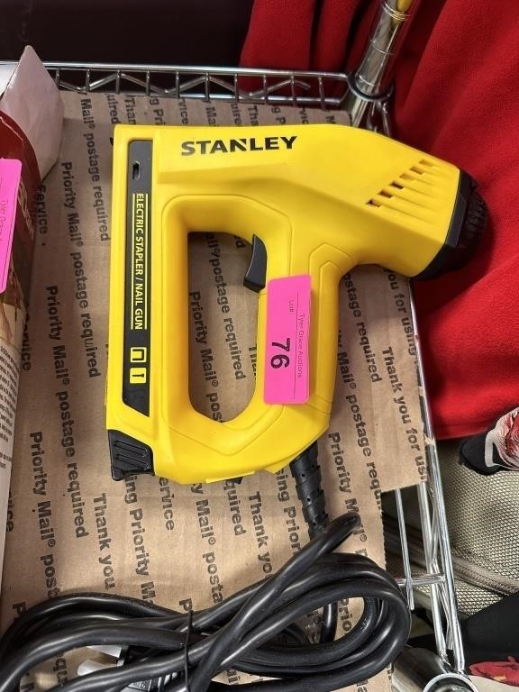 STANLEY ELECTRIC STAPLER